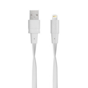 RIVACASE VA6001 WT12 Beyaz 1.2m USB-A Erkek/Lightning Erkek Kablo 2.0