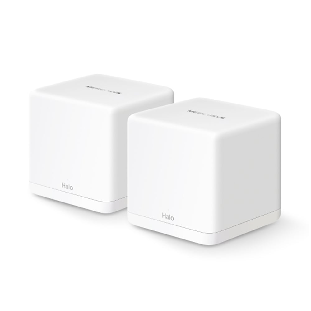 Kablosuz Yönlendirici AX1500 MERCUSYS Halo H60X (2'li Paket) Tüm Ev Mesh WiFi 6 Beyaz