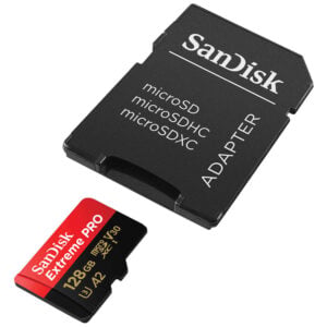 SANDISK Extreme Pro UHS-I SDSQXCD-128G-GN6MA 128GB MicroSDXC Hafıza Kartı + SD Adaptör