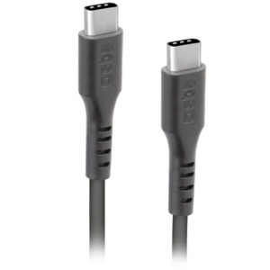SBS TECABLETCC20K Siyah USB-C Erkek/USB-C Erkek 2.0 1.5m Kablo