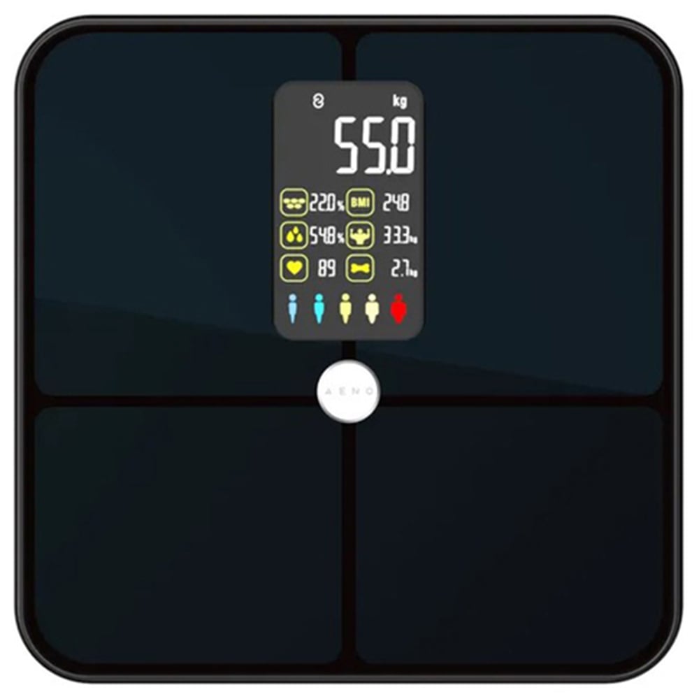 Body Fat Scale AENO Smart ABS0002S black