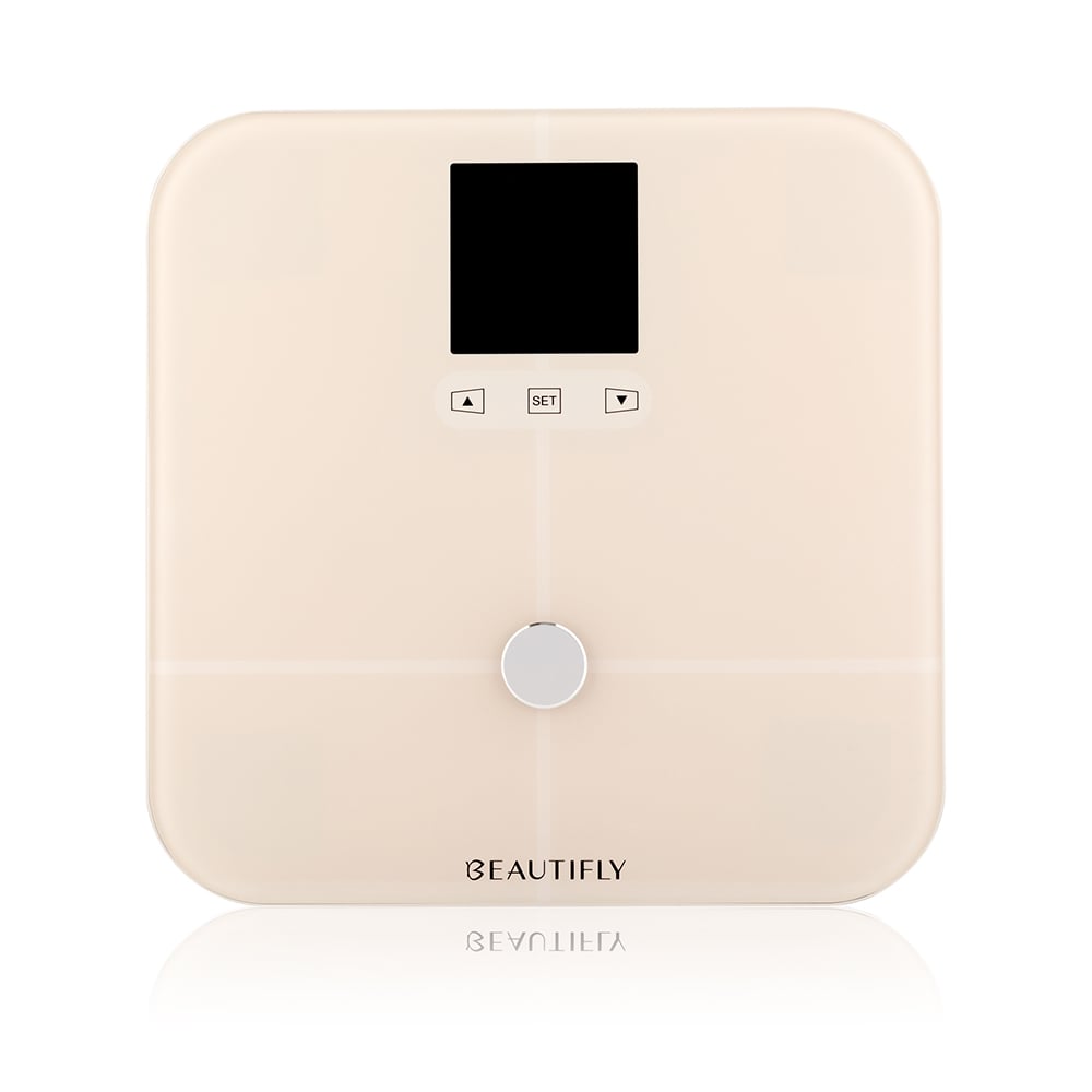 Body Fat Scale BEAUTIFLY Scanner Smart App beige