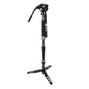 SIRUI P-204SR & VA-5 770880 Siyah/Mavi Video Kafalı Kamera Monopodu