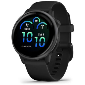 Akıllı Saat GARMIN Vivoactive 6 42mm 010-02985-00 Koyu Gri/Siyah