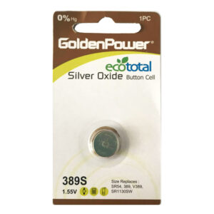 Silver Oxide Düğme Pil 1.55V 389 GOLDENPOWER