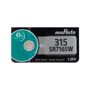 Silver Oxide Düğme Pil 1.55V 315 MURATA