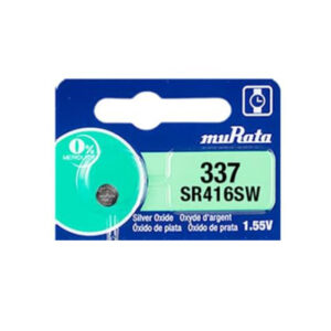 Gümüş Oksit Düğme Pil 1.55V 337 MURATA