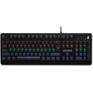 SPARTAN Gear Lochos USB Kablolu Gaming Klavye Siyah