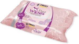 Croci Pet Wipes 40 Pcs Talc Hijyen Ürünleri