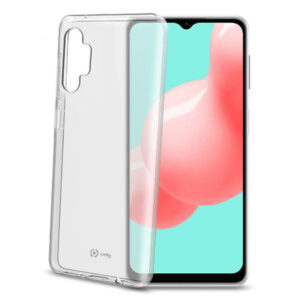 Samsung Galaxy A32 için CELLY GELSKIN946 Şeffaf Arka Kapak Kılıf