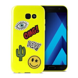 Samsung Galaxy A5 (2017) PURO Patch Mania Kılıf + 5 Yama SGGA517PM1GRN sarı