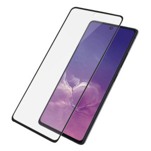 Samsung Galaxy S10 Lite/M51 PANZERGLASS Temperli Cam Ekran Koruyucu 7210 Siyah