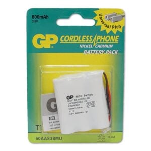 Şarjlı Ni-Cd Kablosuz Telefon Pili 3.6V 3 x AA 600mAh GP T110