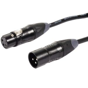 Ses Kablosu XLR Erkek/XLR Dişi 15m IHOS IC-XLRB-15 Siyah