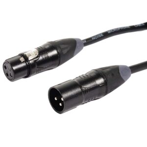 Ses Kablosu XLR Erkek/XLR Dişi 1m IHOS IC-XLRB-1 Siyah