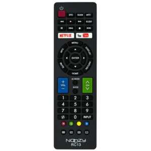 Sharp TV için NOOZY RC13 Siyah Uzaktan Kumanda