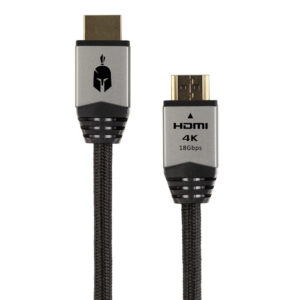 Spartan Gear SGCAHDMI02 1.8m HDMI-A Erkek/HDMI-A Erkek Kablo v2.0 Gri