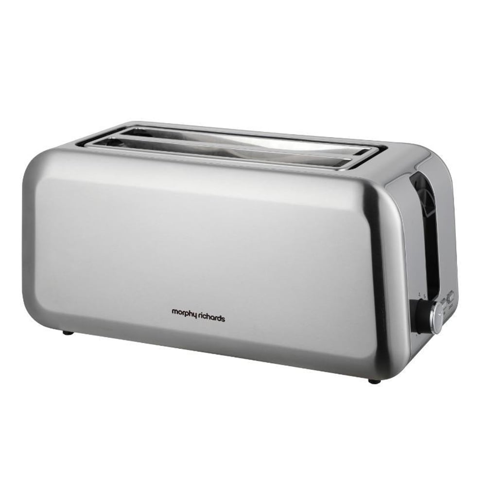 Toaster MORPHY RICHARDS 4 Slice Long Slot 264001 silver