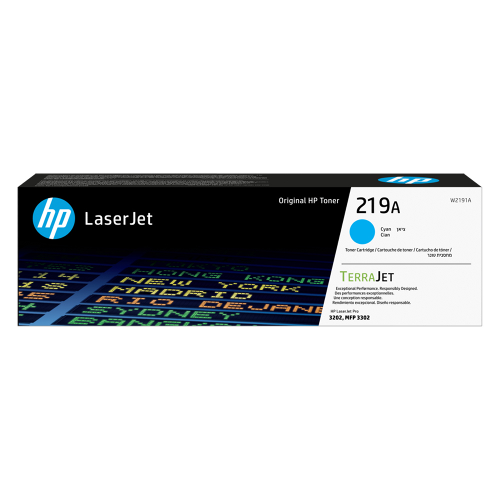 HP 219A W2191A Cyan Toner Kartuşu
