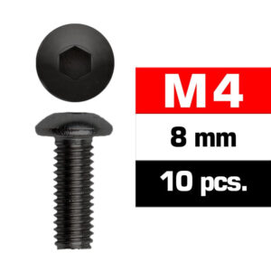 M4x8mm Düğme Başlı Vida (10 adet)