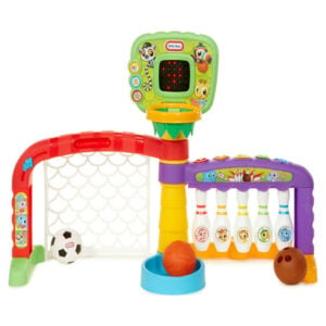 Activity Oyuncak Oyun Halısı 3'ü 1 Arada LITTLE TIKES 643224P1E4C Basketbol/Bowling/Futbol