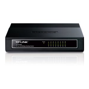 TP-LINK TL-SF1016D 16 Port 10/100 Hub (Switch) Siyah