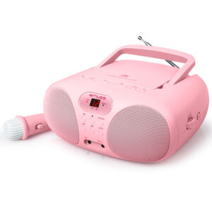 Taşınabilir Radyo CD Çalar MUSE MD-203 KP Pembe