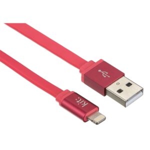 USB-A Erkek/Lightning Erkek Kablo 1M KIT IP5USBALUCO Coral