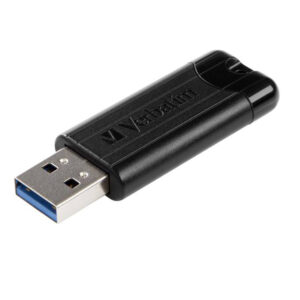 VERBATIM Pinstripe 256GB USB 3.0 Bellek Çubuğu 49320 Siyah