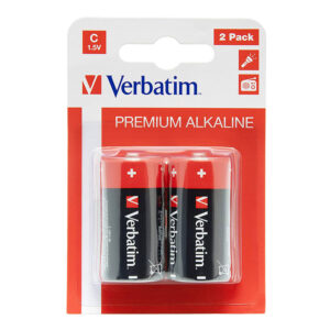 VERBATIM Premium 49922 Alkalin Pil 1.5V C 2'li