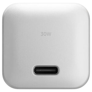 Wall Charger USB-C kablolu USB Tip-C Hızlı GaN 30W (PD) NATIVE UNION (UK) beyaz