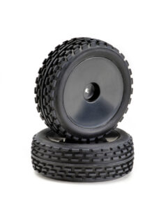 Tekerlek Seti Buggy Disk "Offroad" ön siyah 1:10 (2)