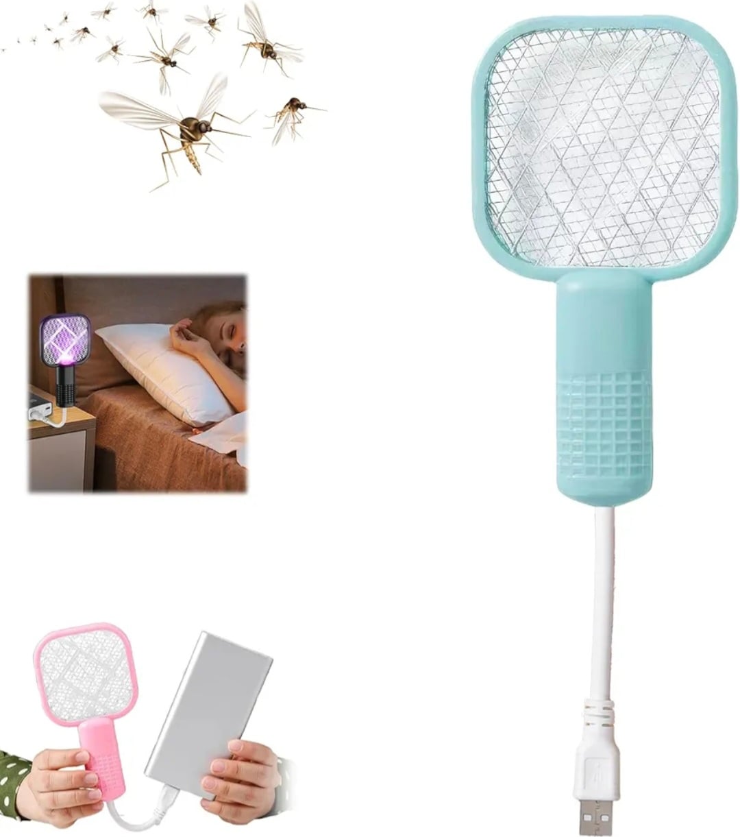 Weidasi Usb Uv Mini: Flygone Serisi Pocket Taşınabilir Mini Sinek Öldürücü