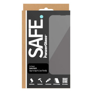 Xiaomi 9A/9C için SAFE by Panzerglass Tempered Glass SAFE95045 Şeffaf Ekran Koruyucu