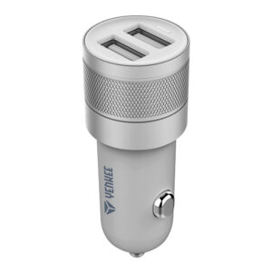 YENKEE YAC 2048SR Gümüş 2 Yönlü USB-A Araç Şarj Cihazı