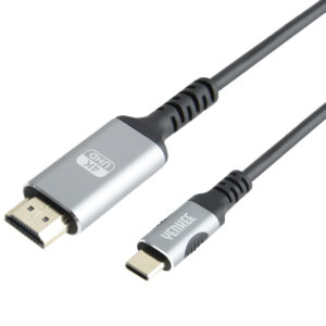 YENKEE YCU 430 Siyah 1.5m USB-C Erkek/HDMI Erkek Kablo 4K