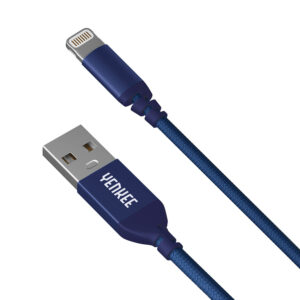 YENKEE YCU 611 mavi 1m USB-A Erkek/Lightning Erkek 2.0 Kablo