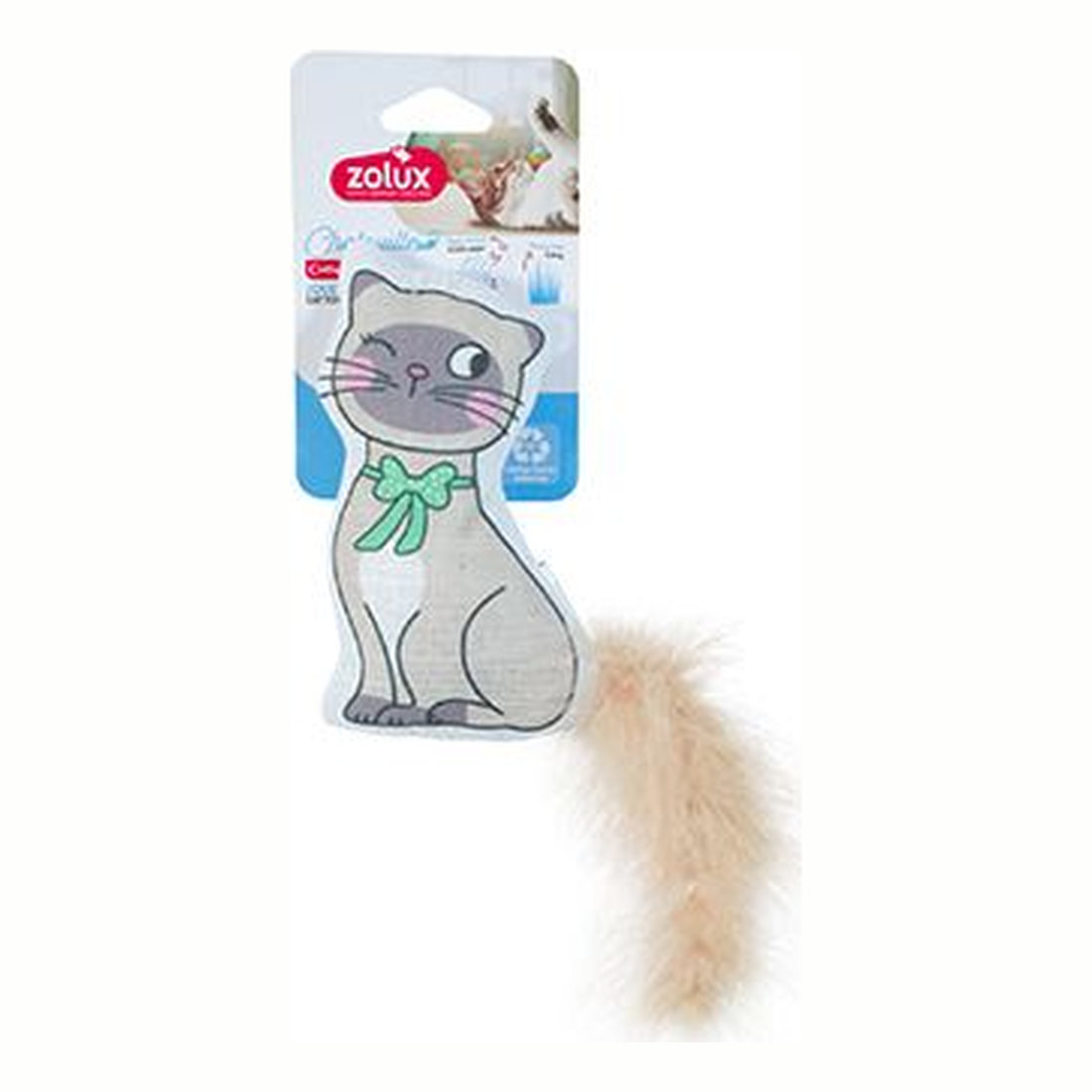 ZOLUX - Tüy ile Polka Noktalı Kedi Oyuncağı