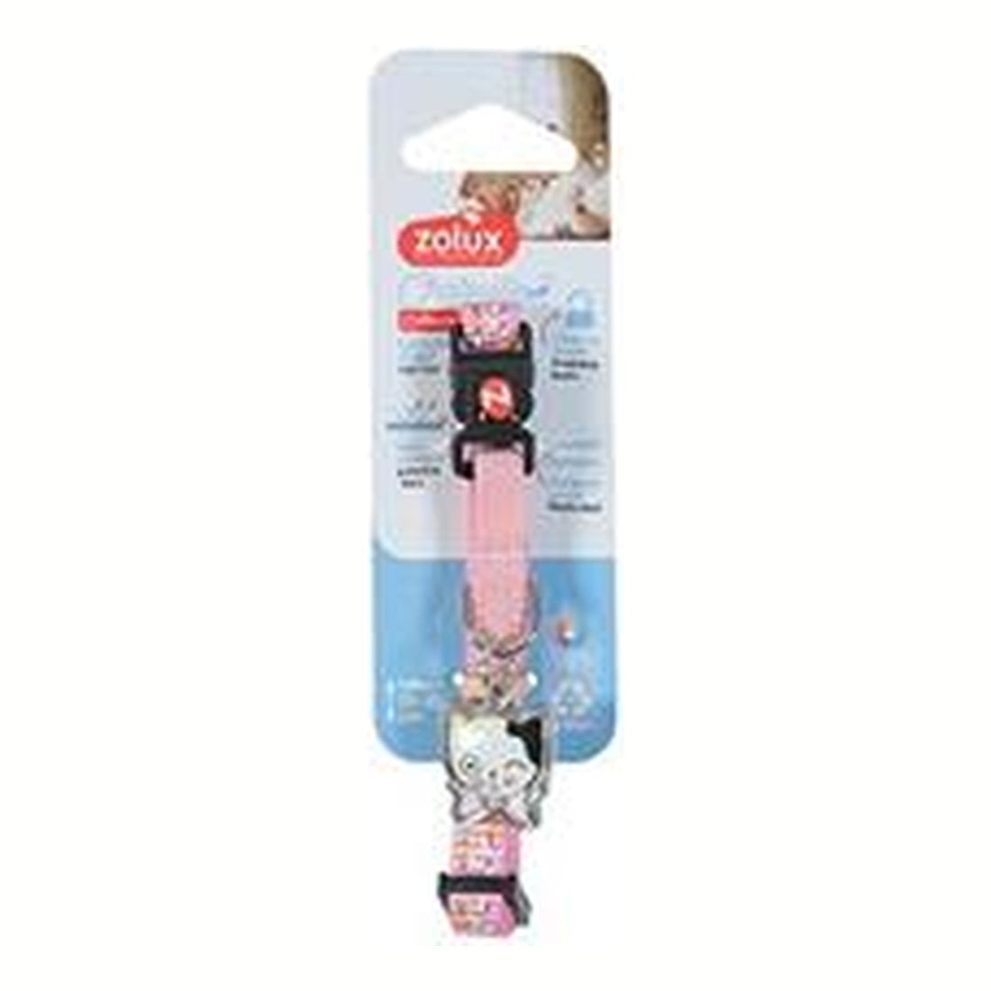 ZOLUX - Kedi Tasmaları ile Kedi Etiketi Pembe