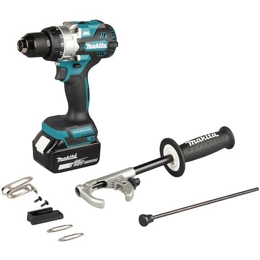 Makita Matkap Akülü Darbeli (bl/xpt) 18v 5ah (3akü+şarjer+çanta)