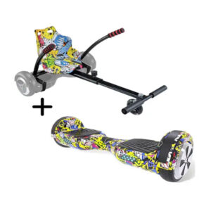 Hoverboard URBANGLIDE 65 Lite Tekerlekler 6.5" URBGY57317 + Kart Pilot çok renkli