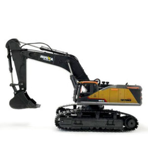 HUINA 1592 1/14 Ölçekli RC Ekskavatör 2.4G 22 Kanallı DİE CAST KABİN, KOVA ile