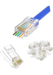 Speed SP-U100 D Cat6 100 Adet Yeni Nesil Delikli RJ45 Konnektör