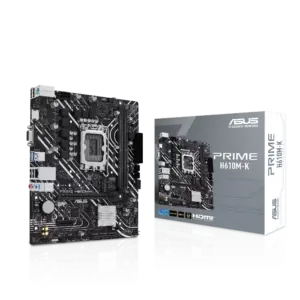 Asus Prime H610M-K DDR5 Intel 1700P 5600 HDMI VGA M2 USB3.2 mATX Anakart