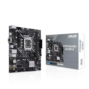 Asus Prime H610M-D Intel LGA1700 DDR5 5600 HDMI VGA M2 Micro ATX Anakart