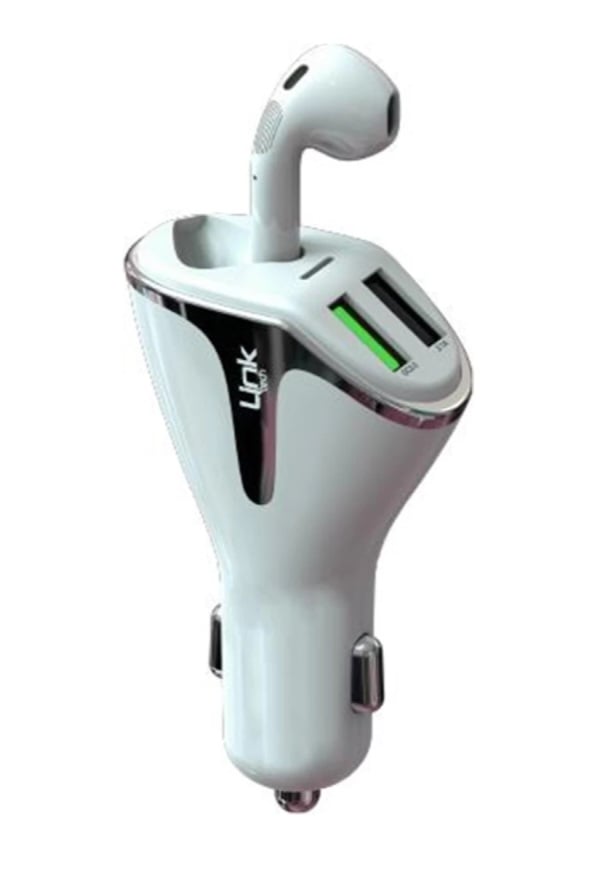 Linktech B450 Airpods Kulaklıklık ve Qualcomm Qc 3.0 Araç Şarj Aleti