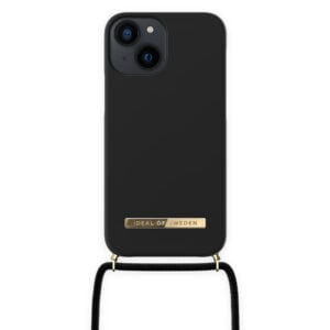 iPhone 13 Mini için IDEAL OF SWEDEN Sırt Kapağı Kılıfı Necklace IDPNSS21-I2154-267 Jet Siyah