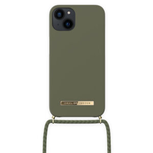 iPhone 13 için IDEAL Necklace Arka Kapak Kılıf IDONCAW21-I2161-324 haki