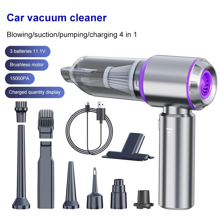 Turboclean Pro Kablosuz Araç Süpürgesi Seti