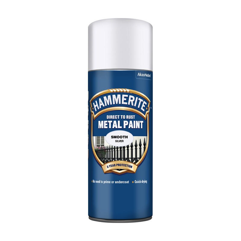 Hammerite Smoothrite Aero Silver 400Ml